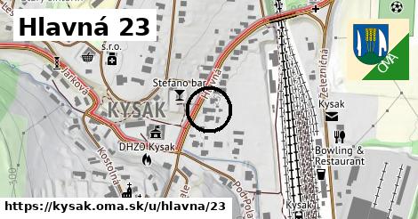 Hlavná 23, Kysak