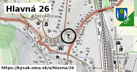 Hlavná 26, Kysak