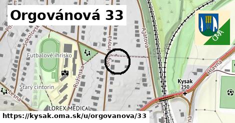 Orgovánová 33, Kysak