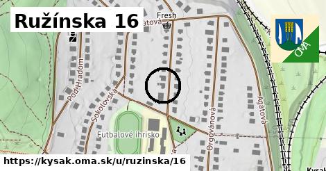 Ružínska 16, Kysak