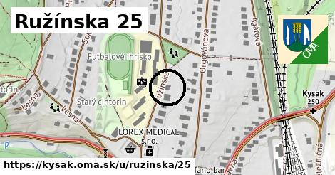 Ružínska 25, Kysak