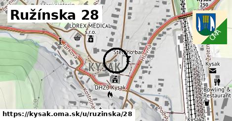 Ružínska 28, Kysak