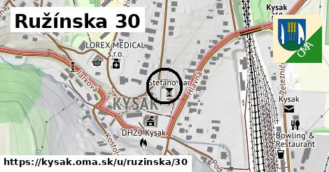 Ružínska 30, Kysak