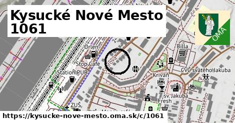 Kysucké Nové Mesto <span class="supisne">1061</span>