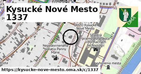 Kysucké Nové Mesto <span class="supisne">1337</span>