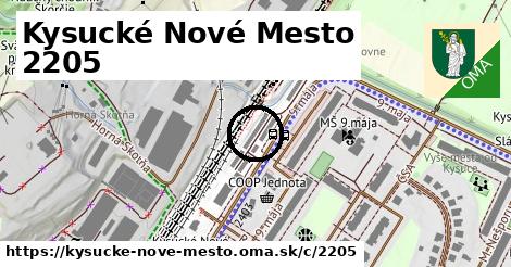 Kysucké Nové Mesto <span class="supisne">2205</span>
