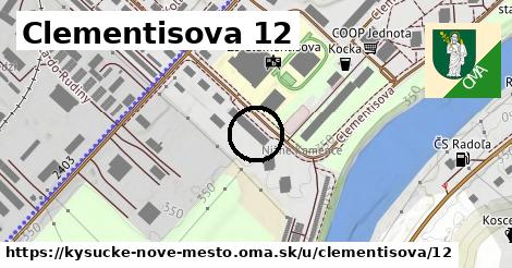 Clementisova 12, Kysucké Nové Mesto