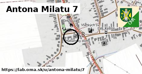 Antona Milatu 7, Láb