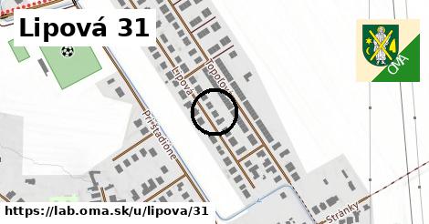 Lipová 31, Láb