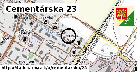 Cementárska 23, Ladce