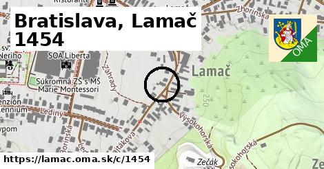 Bratislava, Lamač <span class="supisne">1454</span>