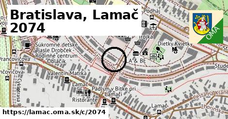 Bratislava, Lamač <span class="supisne">2074</span>