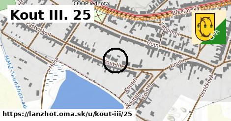 Kout III. 25, Lanžhot