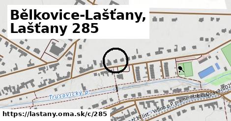 Bělkovice-Lašťany, Lašťany <span class="supisne">285</span>