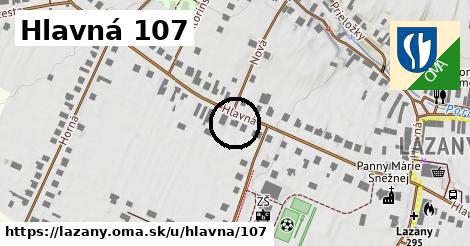 Hlavná 107, Lazany