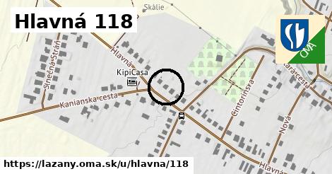 Hlavná 118, Lazany