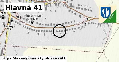 Hlavná 41, Lazany