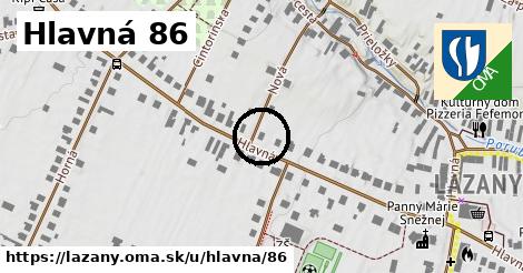 Hlavná 86, Lazany