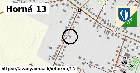 Horná 13, Lazany