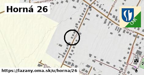 Horná 26, Lazany