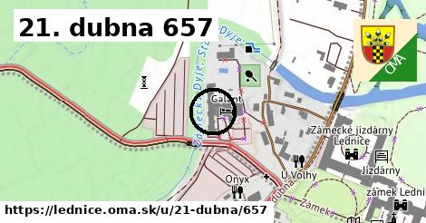 21. dubna 657, Lednice