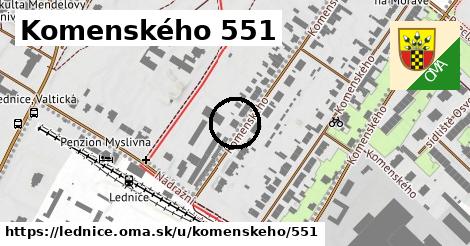 Komenského 551, Lednice