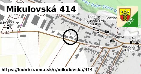 Mikulovská 414, Lednice