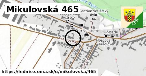 Mikulovská 465, Lednice