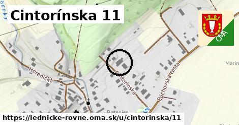 Cintorínska 11, Lednické Rovne