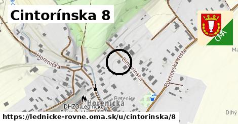 Cintorínska 8, Lednické Rovne