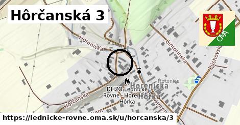 Hôrčanská 3, Lednické Rovne