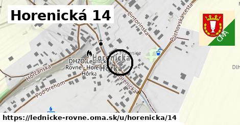 Horenická 14, Lednické Rovne