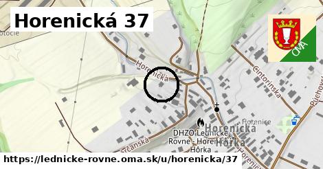 Horenická 37, Lednické Rovne