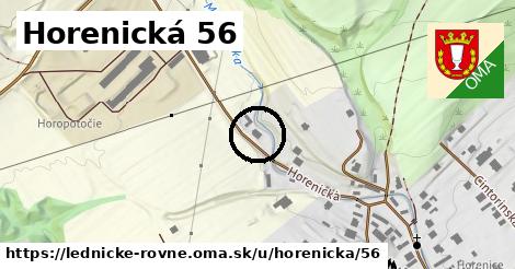 Horenická 56, Lednické Rovne