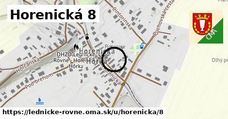 Horenická 8, Lednické Rovne