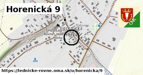 Horenická 9, Lednické Rovne