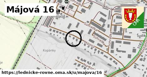 Májová 16, Lednické Rovne