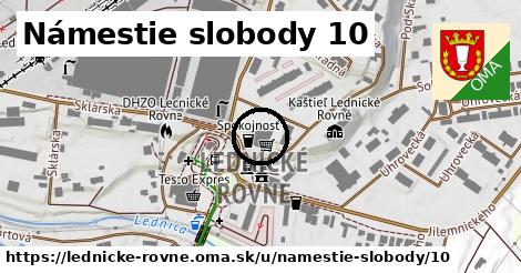 Námestie slobody 10, Lednické Rovne