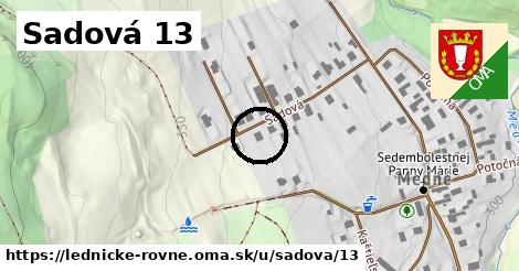 Sadová 13, Lednické Rovne