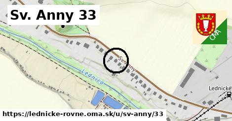 Sv. Anny 33, Lednické Rovne