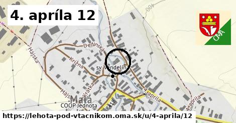 4. apríla 12, Lehota pod Vtáčnikom