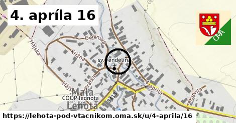 4. apríla 16, Lehota pod Vtáčnikom