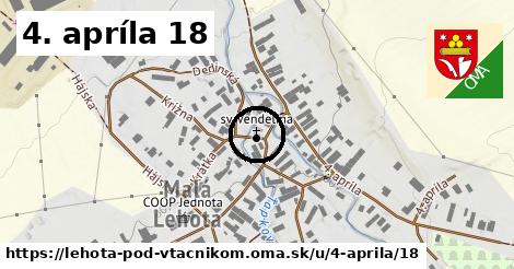 4. apríla 18, Lehota pod Vtáčnikom