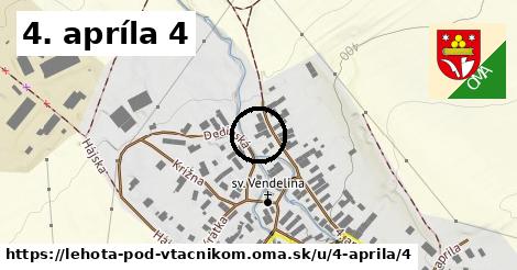 4. apríla 4, Lehota pod Vtáčnikom