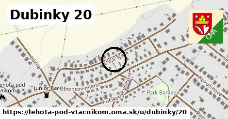 Dubinky 20, Lehota pod Vtáčnikom