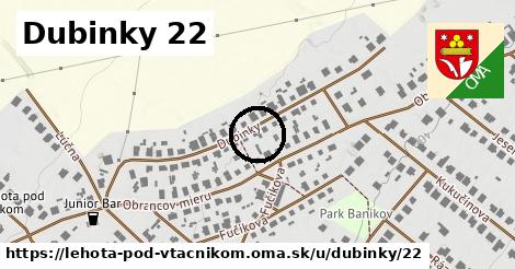 Dubinky 22, Lehota pod Vtáčnikom