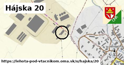 Hájska 20, Lehota pod Vtáčnikom