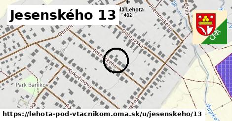 Jesenského 13, Lehota pod Vtáčnikom