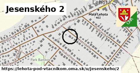 Jesenského 2, Lehota pod Vtáčnikom