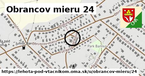 Obrancov mieru 24, Lehota pod Vtáčnikom